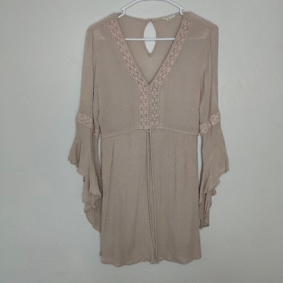 Promesa USA Rayon Dusty Pink Mini Dress - Picture 2 of 9